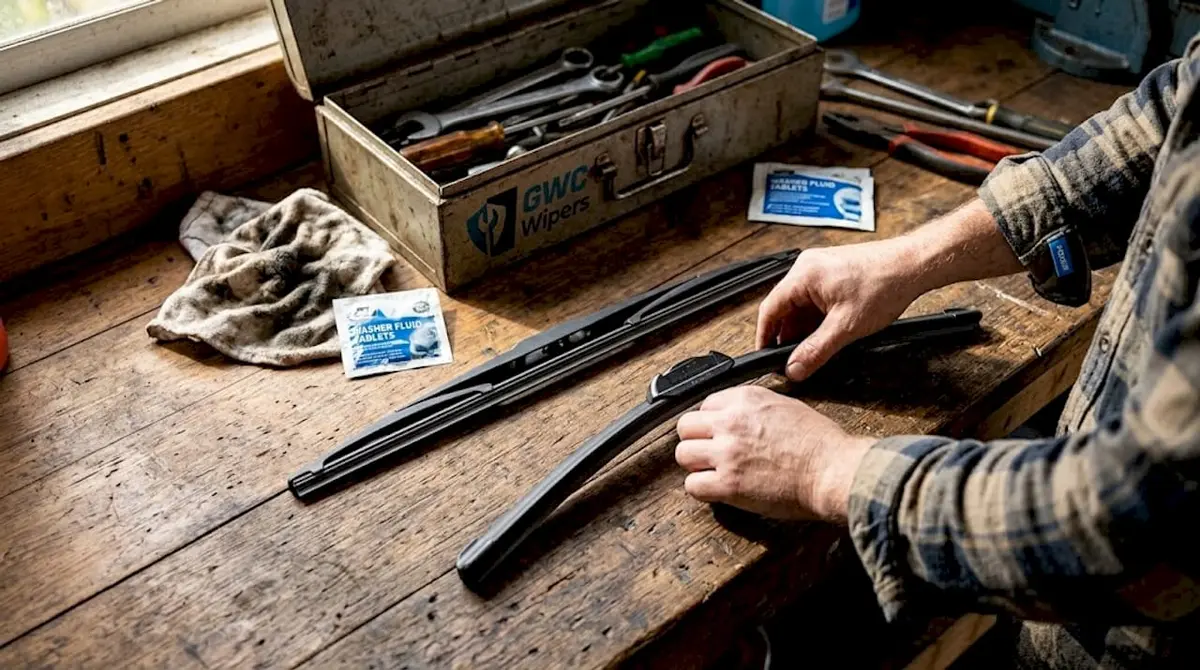 Comparison of hybrid and beam wiper blades