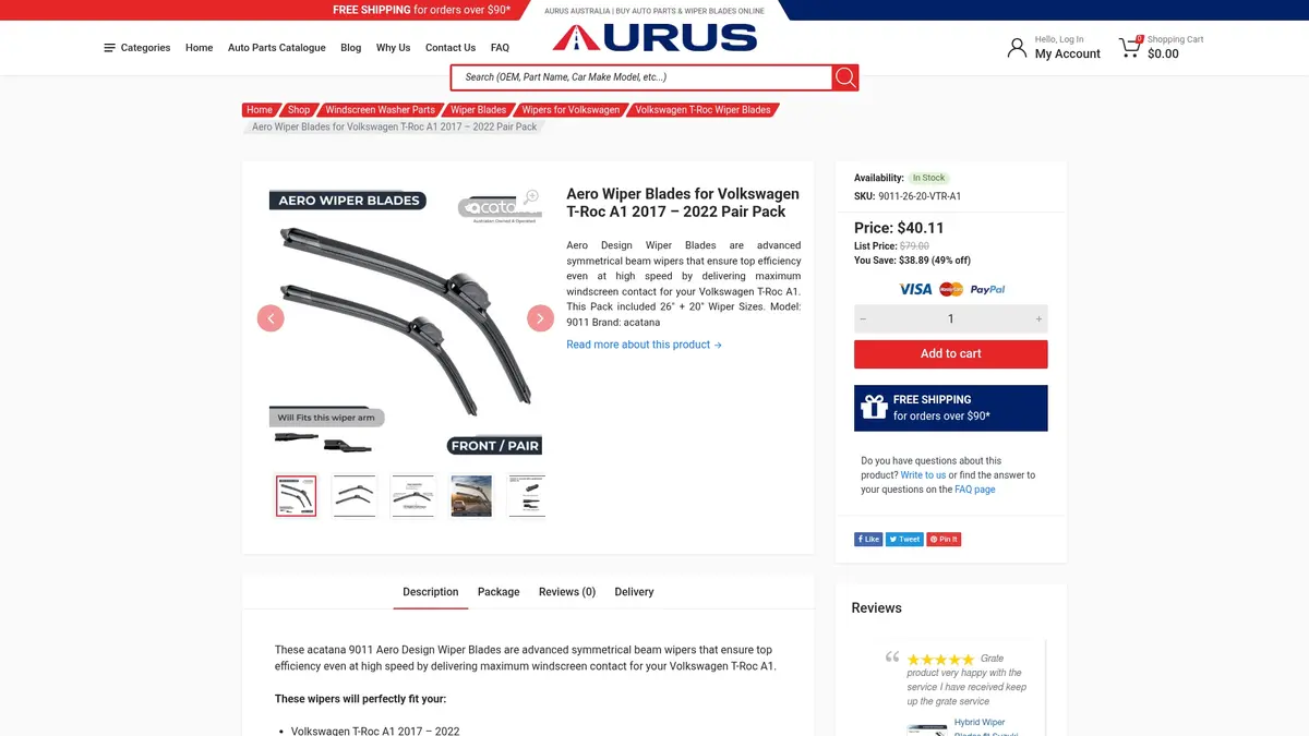 https://aurus.com.au/product/aero-wiper-blades-for-volkswagen-t-roc-a1-2017-2022-pair-pack-9011-26-20-vtr-a1