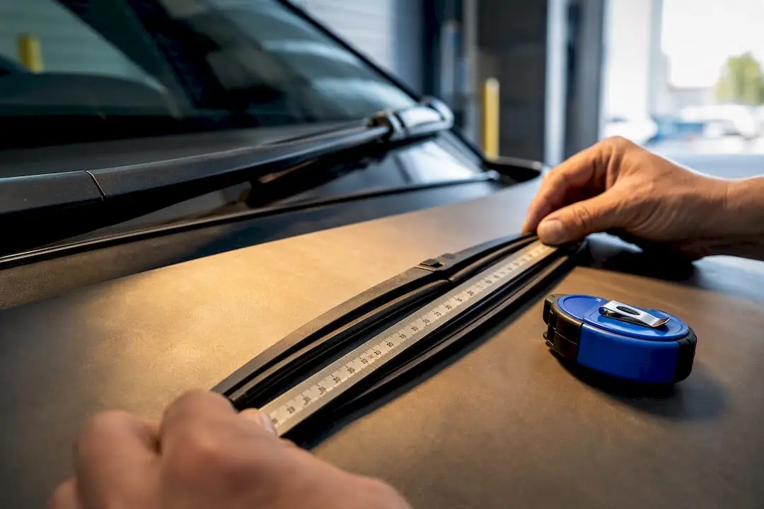 Measuring a Prado wiper blade