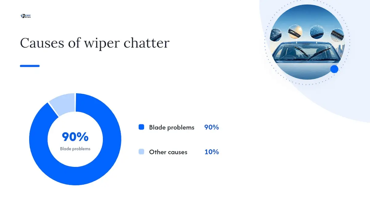 Fixing wiper chatter, distortion and hard water spots — overview diagram
