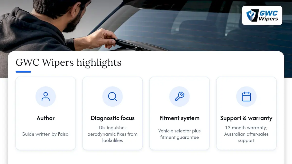 Behind this guide: Faisal and GWC Wipers — overview diagram