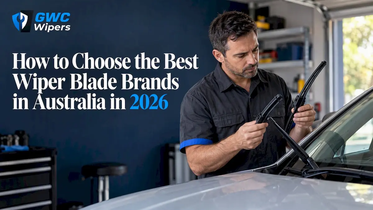 Driver compares replacement wiper blade connectors