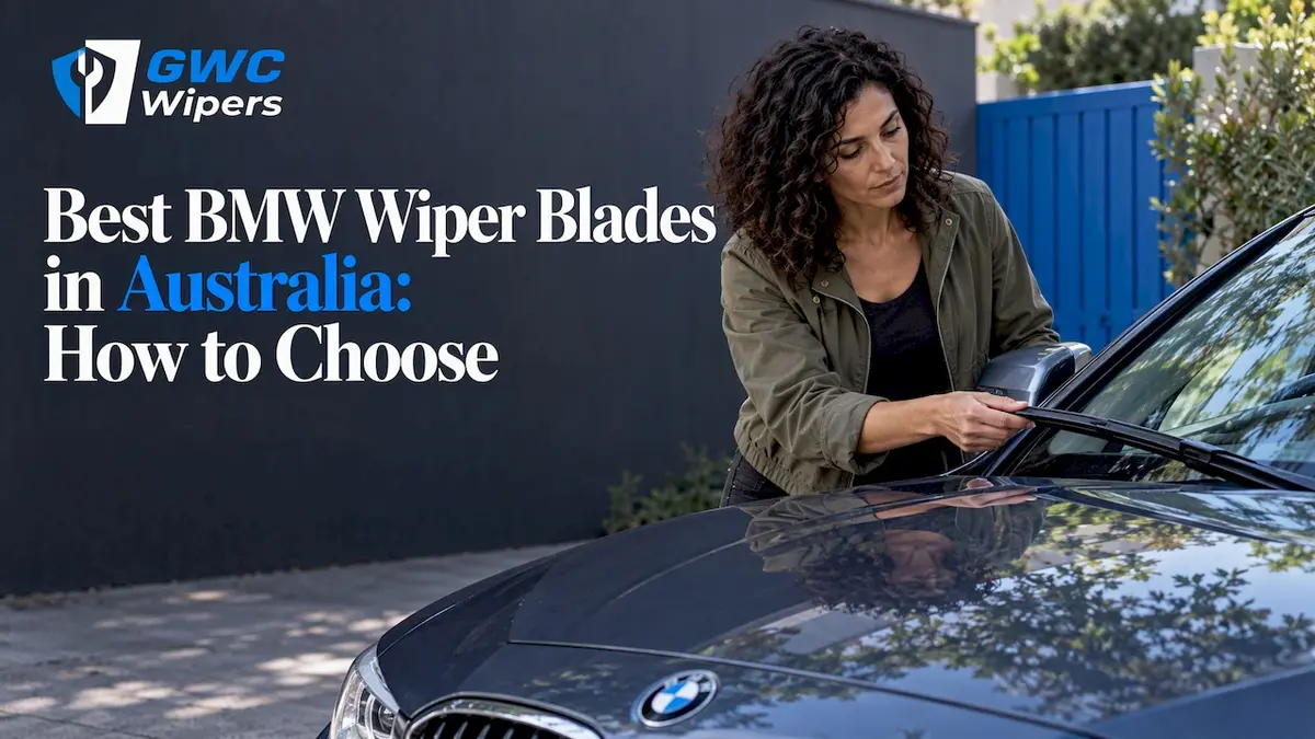 Owner checking a BMW front wiper blade
