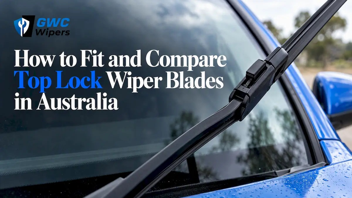 Top lock wiper connector on a car